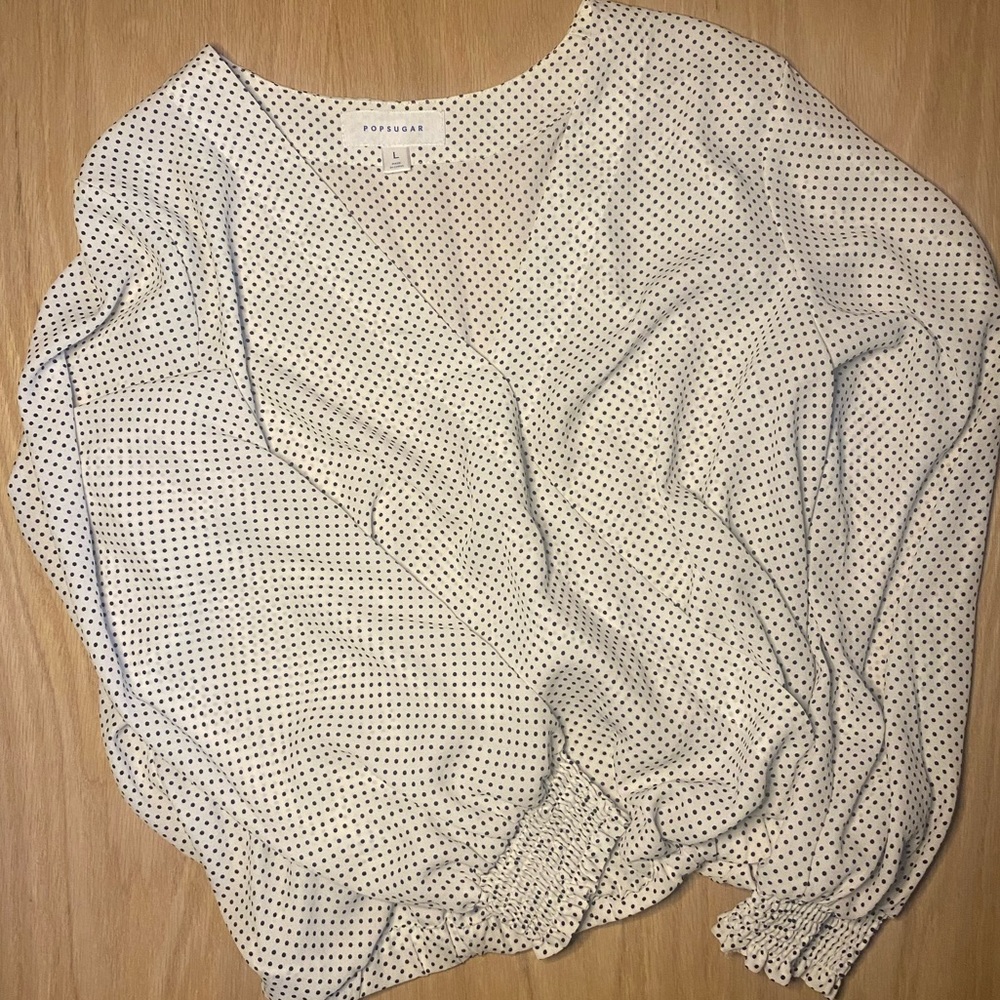 POPSUGAR | Polka-Dot Top